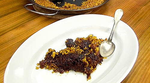 Arroz a banda socarrat