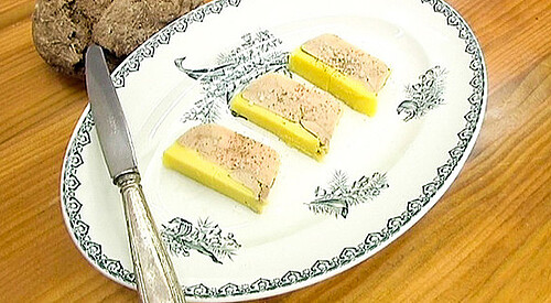 Terrina de foie gras en microondas