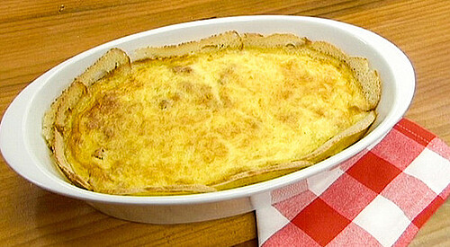 Quiche lorraine de pan
