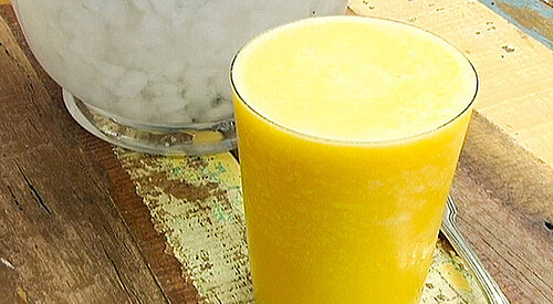 Sorbete de naranja “alegre”