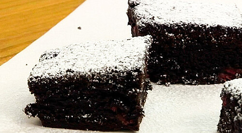 Brownies “hippies” de chocolate