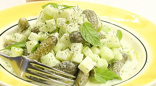 Ensalada de manzana verde