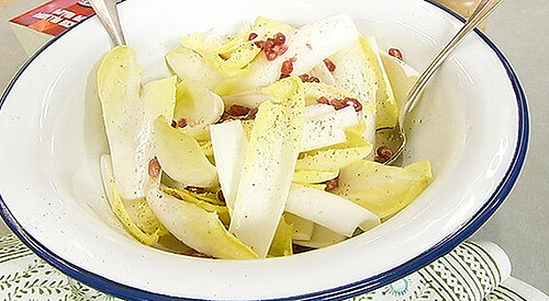 Ensalada de endivias y granada