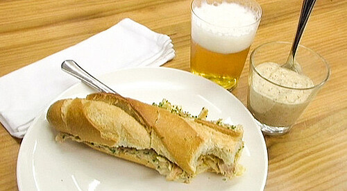 Bocata de pollo frío