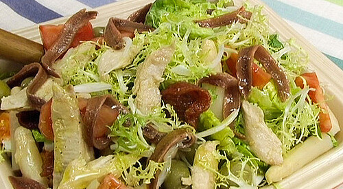 Ensalada mixta bien hecha