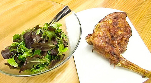 Cordero asado