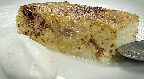 Torrija caramelizada y chantilly de pomelo