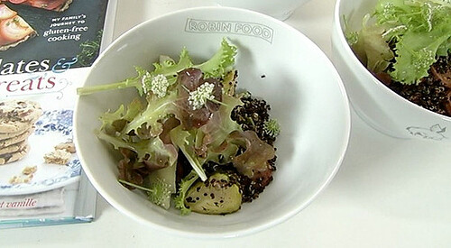 Ensalada templada de quinoa