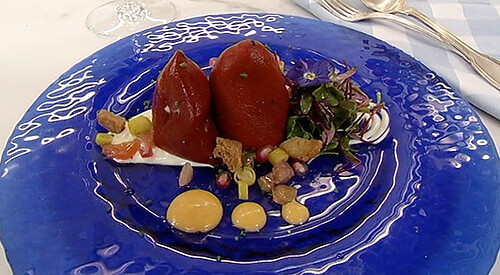 Ensalada de pimientos rellenos