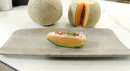 Melón con jamón