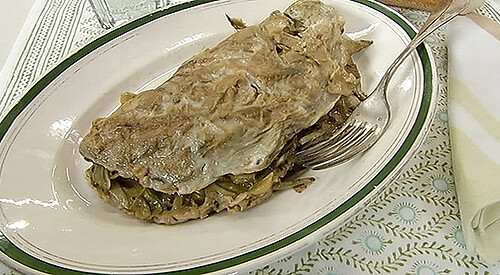 Tortilla de alcachofas