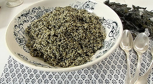 Ensalada de cuscús con alga wakame