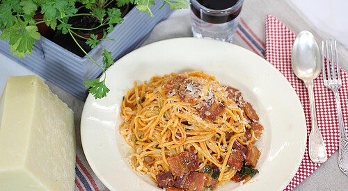 Pasta “amatriciana”
