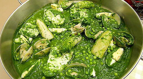 Rape en salsa muy verde