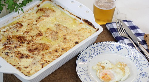 Patatas gratinadas