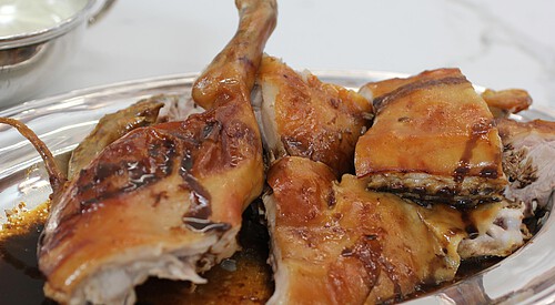 Cochinillo asado de navidad