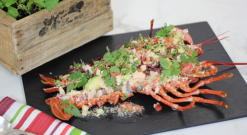 Salpicón de bogavante