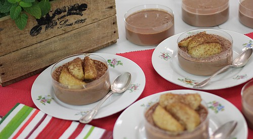 Cuajada de chocolate