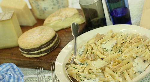 Pasta “cuatro quesos”