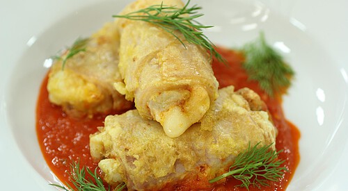 Espárragos de Navarra rellenos