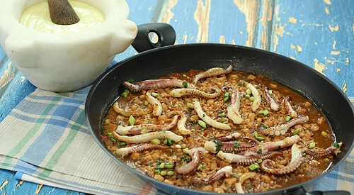 Arroz con calamares