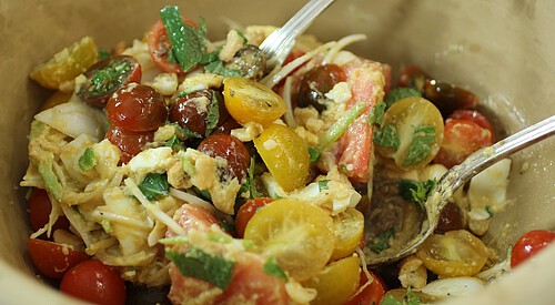 Ensalada de tomate “agazpachao”