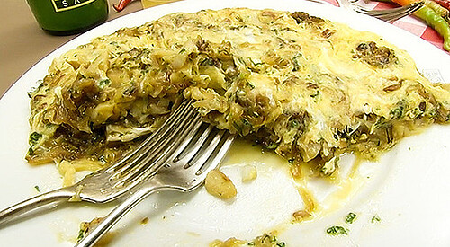 Tortilla de bacalao