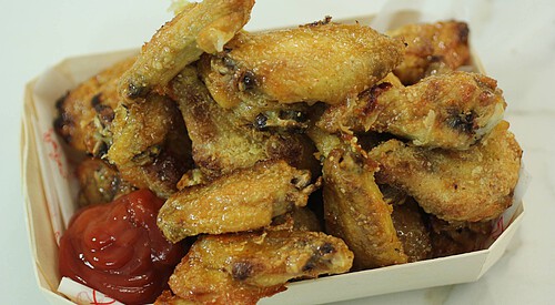 Alitas de pollo crujientes al horno