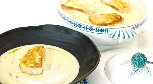Sopa blanca de pescado