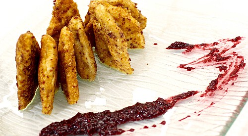 Pollo “crispy” con chutney