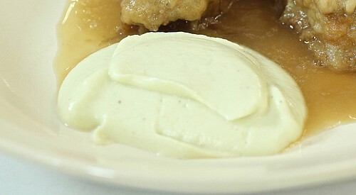 Puré de coliflor y curry