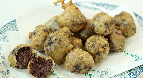 Buñuelos de morcilla