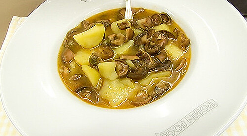 Patatas con níscalos
