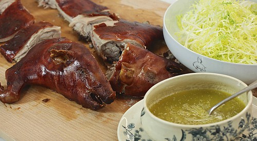 Cochinillo asado de nochevieja