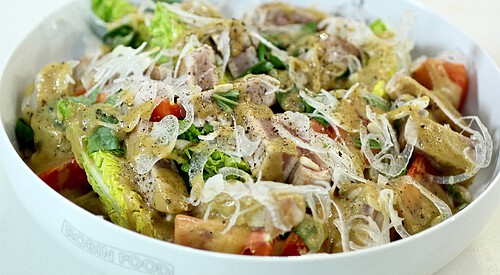 Ensalada de alubias y atún