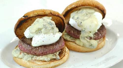 Hamburguesas con champis