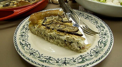 Tarta de hongos