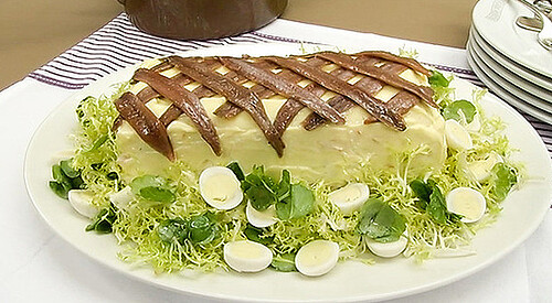 Pastel de canapés