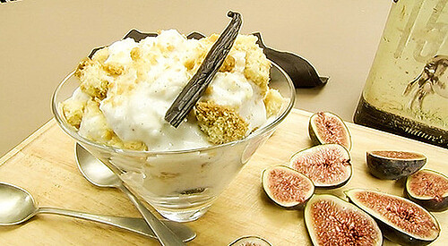 Higos con queso fresco