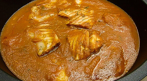 Ventresca de atún con tomate