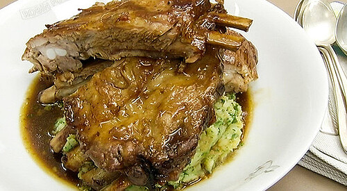Costilla de cerdo a la cuchara