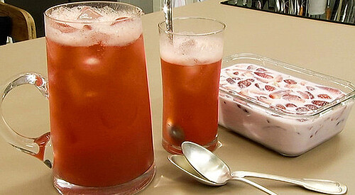 Refrescos de fresas