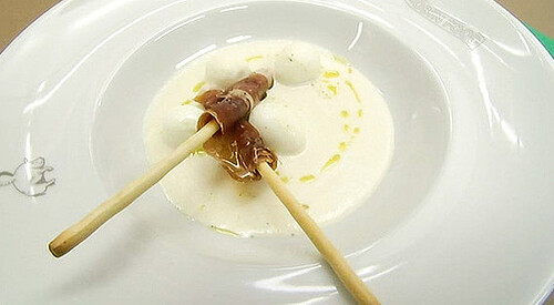 Ajoblanco de melón