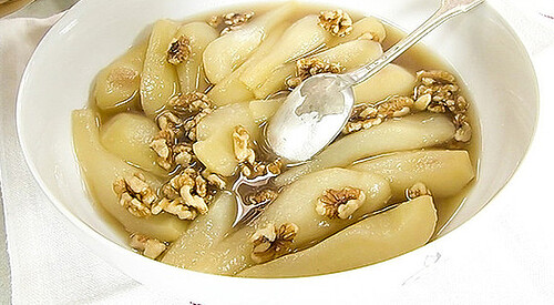 Peras agridulces