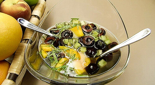 Ensalada de frutas al ron