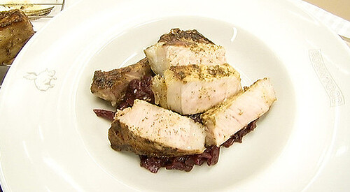 Chuleta de cerdo asada