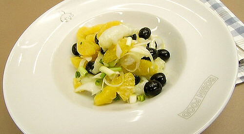 Ensalada de naranja y bacalao