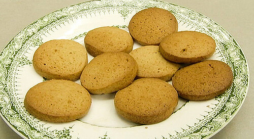 Galletas de centeno, miel y especias
