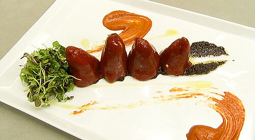 Ensalada de pimientos rellenos