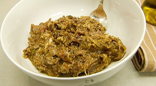 Revoltillo de carne y tomate